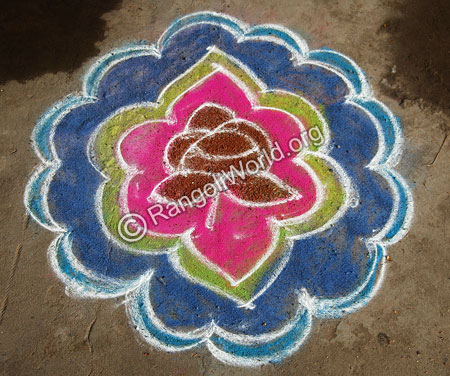 Freehand Rangoli
